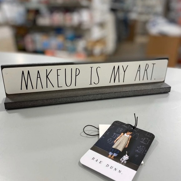 rae dunn make up is my art sign - Picture 2 of 2